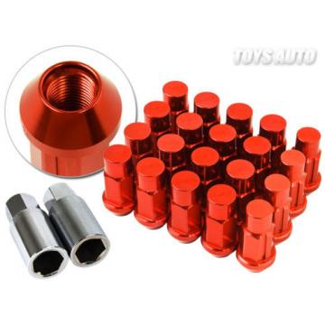 Godspeed Type4 50mm 31g FORGED RIM WHEEL LOCK LUG NUTS 12x1.5 w/ Key RED e