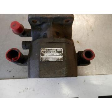 John S. Barnes Hydraulic 3394 Pump