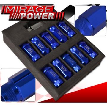 FOR NISSAN M12x1.25MM LOCKING LUG NUTS JDM VIP RIMS ALUMINUM 20PCS UNIT KIT BLUE