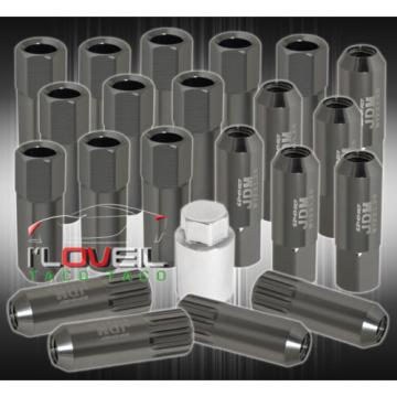 FOR SUZUKI M12x1.25 LOCKING LUG NUTS 20 PIECES AUTOX TUNER WHEEL PACKAGE GRAY