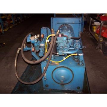 VICKERS 15 HP HYDRAULIC POWER UNIT 30 GALLON 3000 PSI PVQ20B2RSE1S21  Pump