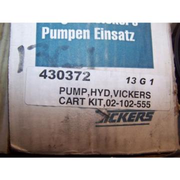 NEW VICKERS HYDRAULIC CARTRIDGE KIT 02102555  Pump