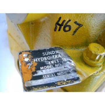 SAUER SUNDSTRAND HYDRAULIC 184011 with DAVIS 7:1 reduction gear box 30 + 4 Pump
