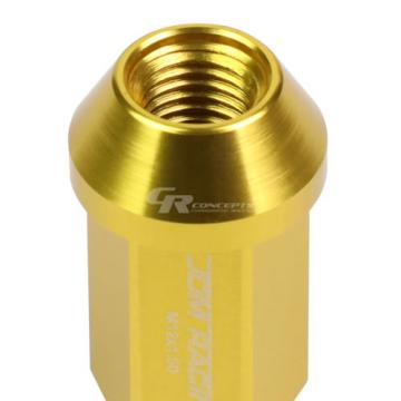 FOR IS250/IS350/GS460 20X RIM ACORN TUNER ALUMINUM WHEEL LUG NUTS+LOCK+KEY GOLD