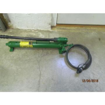 Simplex P42 Hydraulic Hand with 6&#039; hose and Coupler Pump