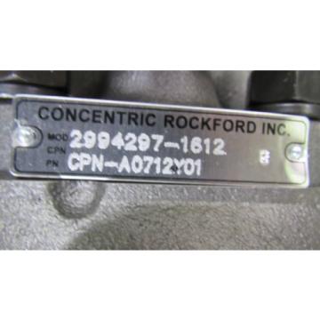 NEW CONCENTRIC ROCKFORD 29942971612 B HYDRAULIC PISTON CPNA0712Y01 Pump