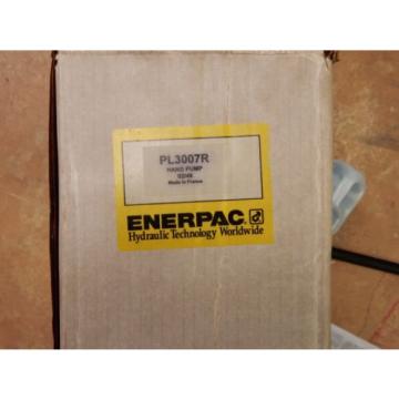 ENERPAC PL3007R HYDRAULIC HAND LOW PRESSURE HIGH FLOW 300 BAR/ 4,350PSI NEW Pump