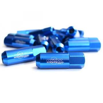 20PC CZRracing BLUE EXTENDED SLIM TUNER LUG NUTS LUGS WHEELS/RIMS (FITS:MAZDA)