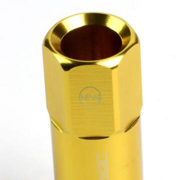 20pcs M12x1.5 Anodized 60mm Tuner Wheel Rim Acorn Lug Nuts Deville/CTS Gold