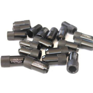 20PC CZRRACING BLACK SHORTY TUNER LUG NUTS NUT LUGS WHEELS/RIMS FITS:HONDA