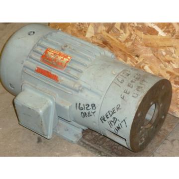 NOS Delco Electric Motor w/Hydraulic Adapter flange 3HP 3 Phase 1175 RPM Pump