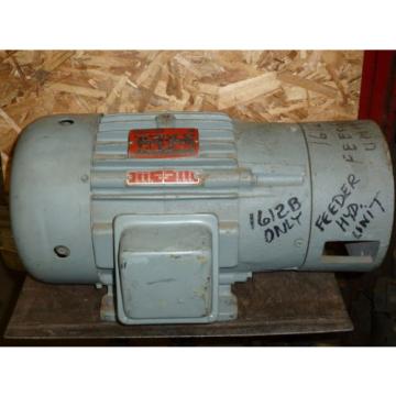 NOS Delco Electric Motor w/Hydraulic Adapter flange 3HP 3 Phase 1175 RPM Pump