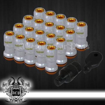 M12x1.25 RACING TRACK DRIFT EXTENDED OPEN CLOSED LUG NUTS LOCKING KEYS 20 PIECES