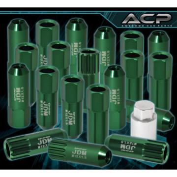 FOR LINCOLN M12x1.5 LOCKING LUG NUTS WHEELS EXTENDED ALUMINUM 20PIECES SET GREEN