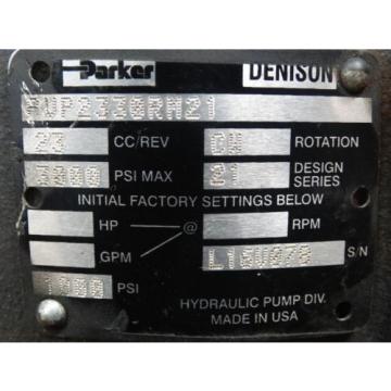 Parker Hydraulic PVP2330RM21 23CC/Rev Rotation:CW 3000PSI Design Series:21 Pump