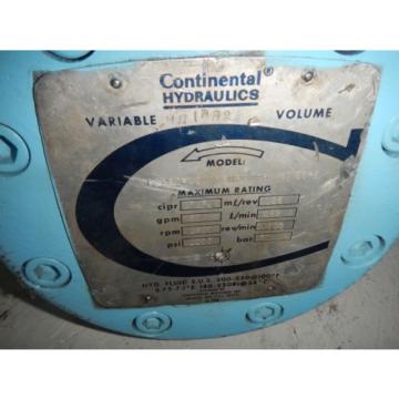 Continental PVRDF42A10RF05Y4185E Hydraulic Press Comp Vane 60GPM Pump