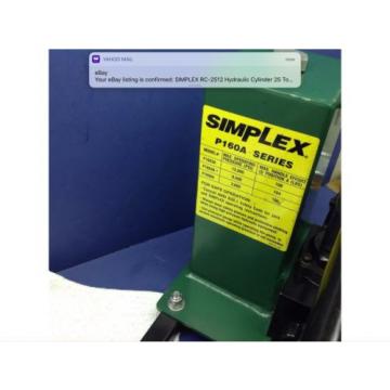 Simplex Hydraulic P1604A 148 Cubic Inches, 6500 psi NEW Pump