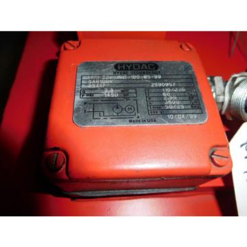 Hydac CA8RF32V1.51008599 Hydraulic Power Unit Motor 3HP 4GPM 115VAC 1Phase Pump