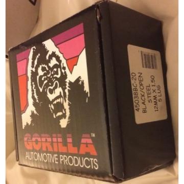 Gorilla Extended Lugs Nuts Black M12x1.50 With Locking Nuts M12x1.50