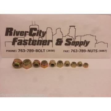 Grade 8 Nylon Insert Hex Lock nut Nut Assortment Zinc Plated / 500pcs ( Nyloks )