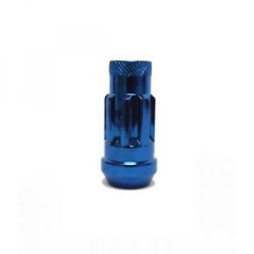 MONSTER LUG NUT LOCK 4PC SET M14X1.50 1008 STEEL BLUE