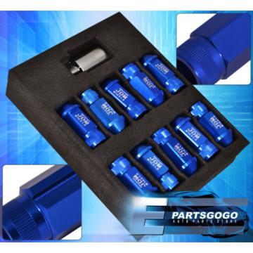 FOR MAZDA M12X1.5 LOCKING LUG NUTS TRACK EXTENDED OPEN 20 PIECES UNIT JDM BLUE