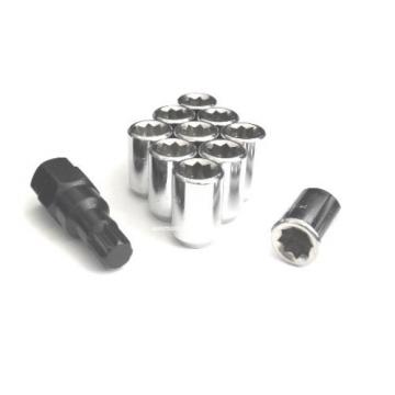 (16) 7/16 WHEEL LOCKS 8 POINT TUNER LUG NUTS CHEVROLET BUICK PONTIAC OLDSMOBILE