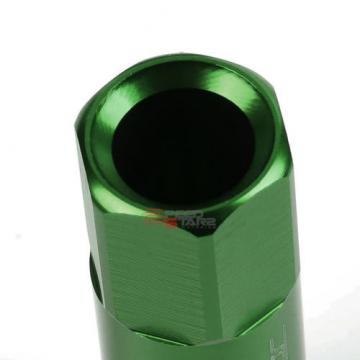 GREEN 60MM ALUMINUM WHEEL RIM LOCK ACORN TUNER LUG NUT+KEY Deville/CTS/DTS/STS