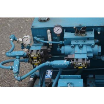 OILGEAR LINCOLN ULTIMATE 15HP HYDRAULIC POWER PACK PVW20 LSA RUSBV115 Pump