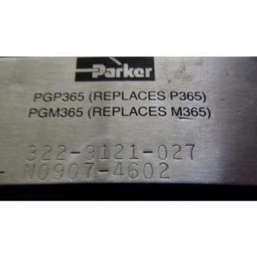 Parker 3229121027 Commercial Hydraulic | PGP 365 | New Pump