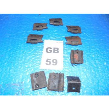 Mercedes 300 Adenauer a b c d Window Glass Support Rollers and Brackets Set