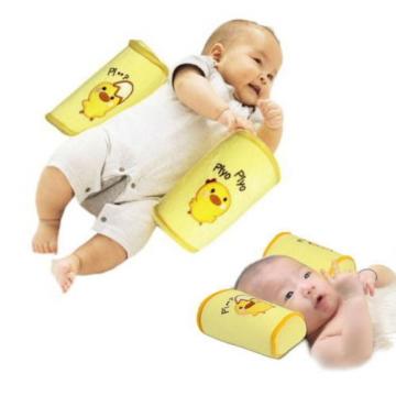 Comfortable Soft Baby Sleeping Adjustable Anti-Roller Flat Head Support Pillow