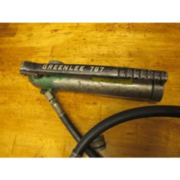 Greenlee Hydraulic Hand 767 With assorted extras Tested Works. Pump