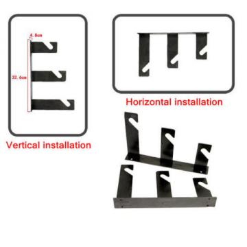 3-Roller Wall Manual Chain Backdrop Support Kit for Wall Mount Hook Bracket