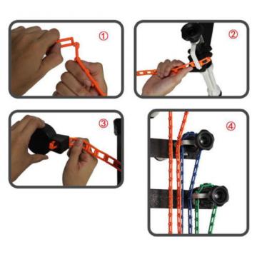 3-Roller Wall Manual Chain Backdrop Support Kit for Wall Mount Hook Bracket