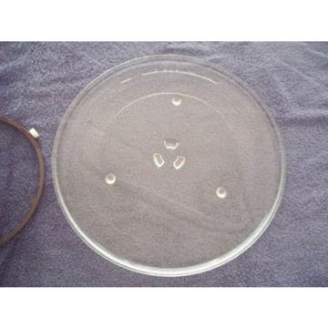 GE Microwave 13.5 inch Glass Turntable Plate and 8 1/2 inch Roller Support Ring