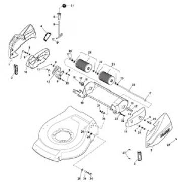 Mountfield S421R HP Petrol Roller Lawnmower Roller Spare Parts 2014-2016