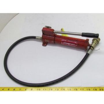 SnapOn CGA2A Single Stage Hydraulic Hand Leaks @ Plunger Pump