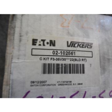 NEW EATON VICKERS CARTRIDGE KIT # 02102561 KIT F335V30  Pump