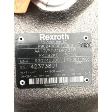 Genuine Rexroth New OEM AA10VSO71DR/31R-PKC92K01-SO13 R902400001 Hydraulic Pump