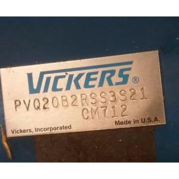 VICKERS PISTON PVQ20B2RSS3S21_CM712 Pump