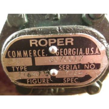 ROPER 17AM005  , TYPE 1 SPEC 7184 , 3/8 &#034;FPT PORTS NOS  Pump