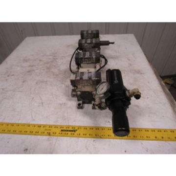 Miller Fluid A77B4 Booster Power Tandem Unit 80 PSI Air To 447 PSI Pump