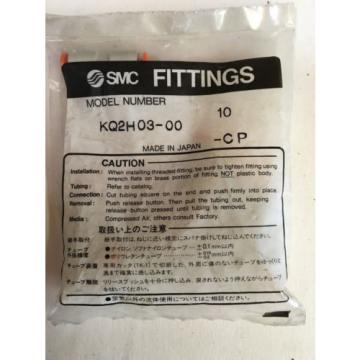 SMC FITTINGS KQ2HO300 NEW BAG OF 10 Pump