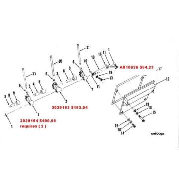 CUMMINS CAM FOLLOWER ASSEMBLY - USED - KT(A)19 / KT(A) 1150 ENGINES