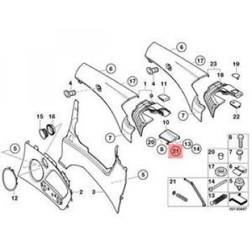 Genuine BMW E46 Trim Panel Rear Cam Follower Right Repair Kit OEM 51437147720