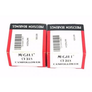 LOT OF 2 NIB MCGILL CF-3/4-S CAM FOLLOWERS CF3/4S