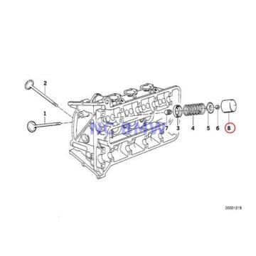 4 X BMW Genuine Motorcycle Timing Gear Cam Follower 2.75MM 89V1 89V2 89V3 K41