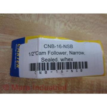 Carter CNB-16-NSB Cam Follower - 1/2&#034; CNB16NSB (Pack of 3)