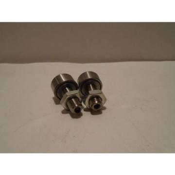 NEW LOT OF 2 INA GERMANY KR 22PPX CAM FOLLOWER BEARINGS WITH NUTS